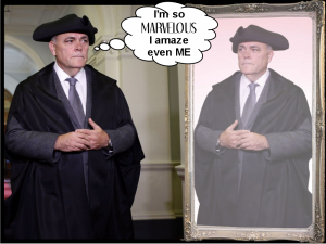 PlecasWalkingRoseColouredMirror